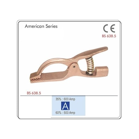 Star Tech Weld Copper Ground Clamp Compatible with Lenco Welding Ground Clamp 500 Amps LG-500